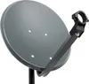 A satellite dish antenna mounted on a pole. Produktbild-Vorschau