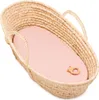 Pastel Pink Spannbettlaken mit Gummiband 80x40cm Produktbild-Vorschau 3