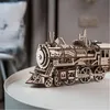 RoboTime 3D dřevěné mechanické puzzle Parní lokomotiva Náhled obrázku produktu 35