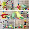 Vogelspielplatz 7-teiliges Wellensittich Spielzeug Produktbild-Vorschau 5