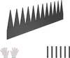 Bordure de jardin SucceBuy en acier, 4 paquets de 40 x 6 Voir les images du produit 1