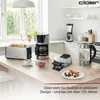 Cloer 0285, 1 wafle/waflí, Kruh, Chróm, 15 cm, 1,27 m, 800 Náhľad obrázku produktu 14