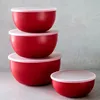 KitchenAid Küchenschüsseln mit Deckel, 4er-Set Voir les images du produit 12