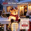 Weihnachts-Rentier Solar-Klemmleuchte, warmes Licht, Produktbild-Vorschau 5