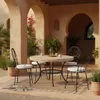 ORIGINALE sedia da giardino mediterranea in metallo nero Anteprima dell’immagine prodotto 7