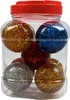 XXL Glitzer Flummi 60mm Leuchtender Springball - Bunter Produktbild-Vorschau 3