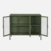 sweeek - Industrielles Sideboard aus Metall und gehärtetem Produktbild-Vorschau 3