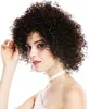 WIG ME UP Perücke kurz voluminös gelockt Braun Mittelbraun Produktbild-Vorschau 3