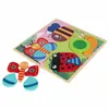 HOLZ puzzle für Kinder, GROßES Lernpuzzle, Tiere im Garten Produktbild-Vorschau 9