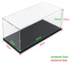 Transparente Acryl Vitrine mit Schwarzem Sockel 40x20x20cm Produktbild-Vorschau 2
