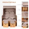 Fauteuil de plage pour 2 personnes avec dossier inclinable, Voir les images du produit 7