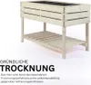 Mega Holz Balkon-Hochbeet - Kiefer - STELZO L 123x61x75 cm Produktbild-Vorschau 6