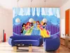 Carta da parati Disney Principesse blu, rosa e viola - Anteprima dell’immagine prodotto 2