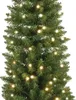 Pencil boom prelit H210 D60 cm groen/wit prelit met lampjes Productafbeelding-voorbeeld 4