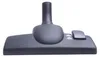 A black vacuum cleaner floor head attachment is shown from the front against a white background. Produktbild-Vorschau