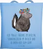 Mr. & Mrs. Panda Tote Bag Stinktier Mädchen - Sky Blue - Produktbild-Vorschau 1