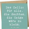 Mr. & Mrs. Panda Klappkarte Spruch Cello Magie - Produktbild-Vorschau 1