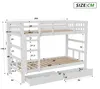 Letto a castello per bambini - 90x200 cm - Con cassetti - Anteprima dell’immagine prodotto 1