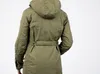 Back view of a person wearing a green parka. Produktbild-Vorschau