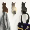 2St. Starke Klebehaken Badezimmer Metall Katze Produktbild-Vorschau 3
