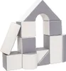 Pěnové kostky-obří stavebnice 11 ks white-grey Náhled obrázku produktu 1