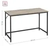 VASAGLE Bureau, computerbureau, kantoorbureau, 120 x 60 x Productafbeelding-voorbeeld 4