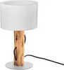NOWA Tischleuchte Holz braun, 1x E14 Produktbild-Vorschau 4