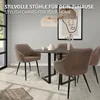 ML-Design sada 4 jedálenských stoličiek s podrúčkami a Náhľad obrázku produktu 5