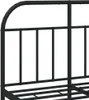vidaXL Struttura letto con testiera in metallo nero 120x200 Anteprima dell’immagine prodotto 9