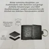 flevado Kleine handliche Ledergeldbörse mit Schlüsselring Produktbild-Vorschau 4