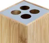 Relaxdays Badaccessoires Bambus, 3-teiliges Badezimmer Set Produktbild-Vorschau 6
