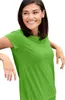 Lose sitzendes Damen-T-Shirt, 100% Baumwolle, unbedruckt, Produktbild-Vorschau 1