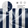 Solidchoice – Duschvorhang, 180 x 200 cm, Marineblau und Produktbild-Vorschau 4