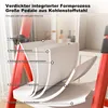 Seven Comfort Trittleiter 4 Stufen Stehleiter Klappleiter Produktbild-Vorschau 8