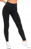 Damen Leggings Sportlich Hohe Taille Blickdicht Gerippt Produktbild-Vorschau 2