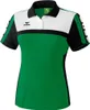 Erima CLASSIC 5-CUBES Poloshirt Kinder smaragd/schwarz/weiß Produktbild-Vorschau 2
