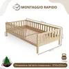 Crazy Pine Letto Alto per bambini 120x200 cm – Letto Anteprima dell’immagine prodotto 2