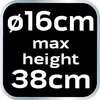 Borsa impermeabile 5l in nylon 400D 16x38cm NEO Anteprima dell’immagine prodotto 5