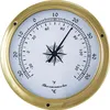 Thermometer aus Messing, 11,5x9x3,4cm – Stilvolle nautische Produktbild-Vorschau 1