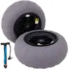 VEVOR 15,7 pouces roues ballon Pneus, TPU roues de plage Voir les images du produit 1