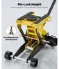 Cric hydraulique de 2 tonnes, cric plat en acier avec pompe Voir les images du produit 5