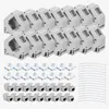 kwmobile Keystone Modul Set CAT 6A mit Hutschienenadapter - Produktbild-Vorschau 5