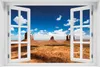 Wallario Poster mit Fenster-Illusion: Monument Valley, Produktbild-Vorschau 1