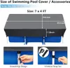 Schwimmbadabdeckung für Rechteckige 220 x 150 cm Pools Produktbild-Vorschau 2