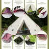 Wigwam Tipi Indianerzelt SKANDIKA Tipii 12 personen teepee Produktbild-Vorschau 6