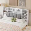 MERAX Stauraumbett Polsterbett mit Offenem Regal und 3 Produktbild-Vorschau 6