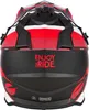 O'Neal Helm 2SRS SPYDE schwarz/rot/weiß M (57/58 cm) Produktbild-Vorschau 3