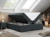 Boxspringbett ohne Kopfteil mit Bettkasten, niedriges Produktbild-Vorschau 2