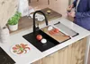 PRIMAGRAN Granitspüle Alles Schwarz 55x50cm, Spülbecken 1 Produktbild-Vorschau 3