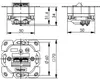TELEGÄRTNER Dose AMJ45 ohne Zentralplatte, 2x RJ-45 Cat.6A Produktbild-Vorschau 2